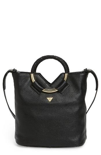 Sam Edelman Small Elina Leather Crossbody Bag - Black