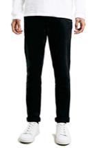 Men's Topman Stretch Skinny Fit Chinos X 32 - Black