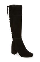 Women's Very Volatile Wynter Lace Up Knee High Boot .5 M - Black
