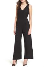 Women's Leith Crop Wide Leg Jumpsuit - Black