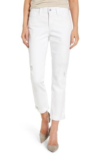 Women's Nydj Jessica Destructed Stretch Boyfriend Jeans