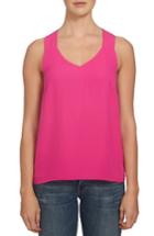 Women's 1.state Racerback Crepe Tank, Size - Pink