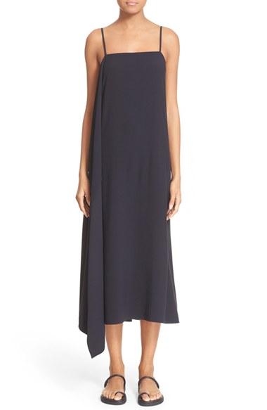 Women's Helmut Lang Side Drape Dress