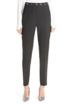 Women's Hugo Holisy Ponte Slim Trousers - Black