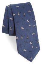 Men's Alexander Olch Umbrella Print Cotton Tie
