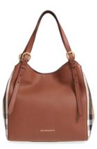 Burberry 'canterbury' House Check & Leather Tote -