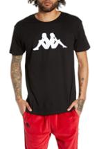 Men's Kappa Authentic Bzain Flocked T-shirt - Black