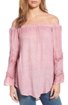 Women's Billy T Off The Shoulder Gauze Blouse - Pink