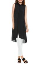 Women's Vince Camuto Long High/low Tunic - Black