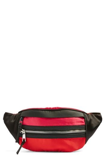 Topshop Barney Nylon Belt Bag - Pink