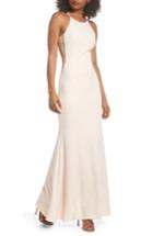 Women's Lulus Contrast Side Trumpet Gown - Pink