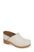 Women's Dansko Professional Perforated Clog .5-7us / 37eu - Ivory