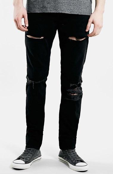 Men's Topman Ripped Skinny Fit Jeans