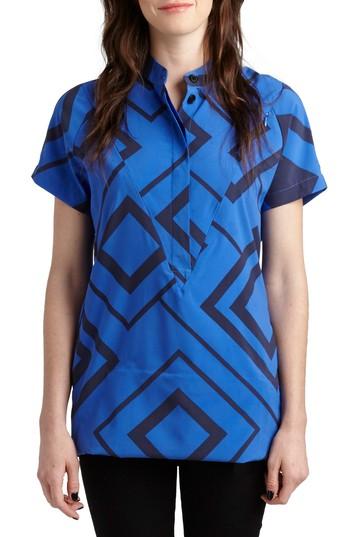 Women's Loyal Hana Mia Nursing Shirt - Blue