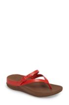 Women's Fitflop Flip Sandal M - Red