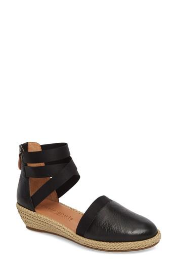 Women's Gentle Souls Beth Espadrille Sandal .5 M - Black
