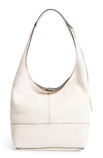 Rebecca Minkoff Slouchy Leather Hobo - White