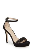 Women's Pelle Moda Olivia Embellished Platform Sandal M - Black