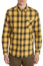 Men's Ovadia & Sons Max Plaid Flannel Shirt - Orange