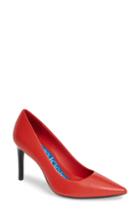 Women's Calvin Klein Rizzo Pump .5 M - Red