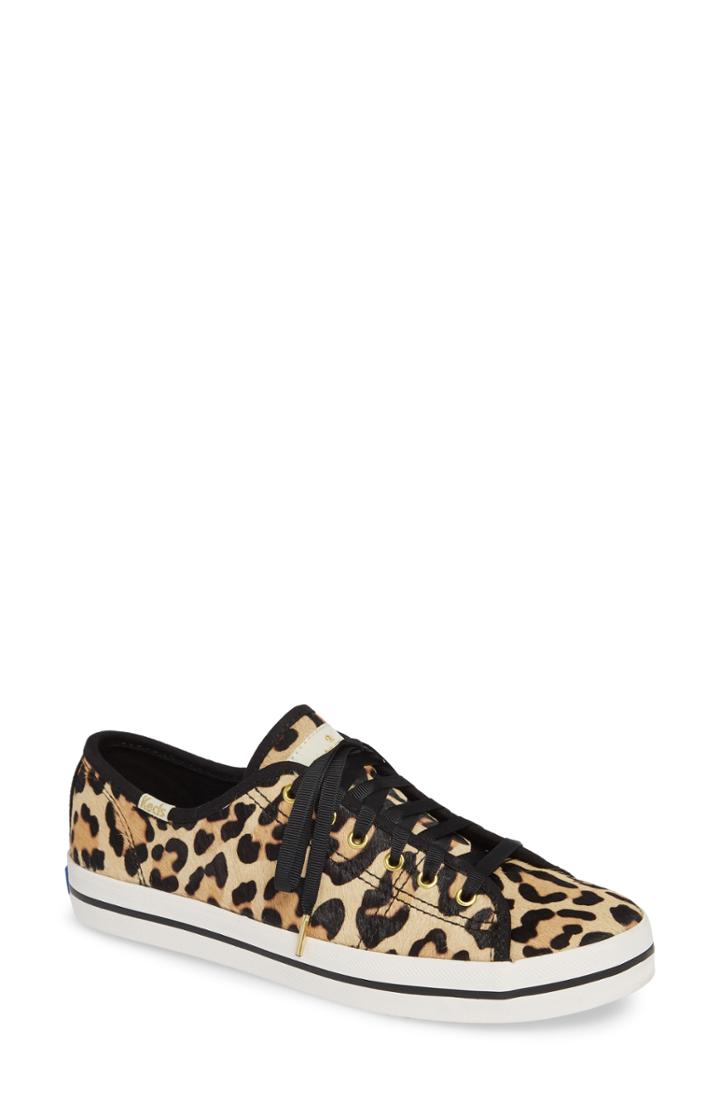 Women's Keds For Kate Spade New York Kickstart Genuine Calf Hair Sneaker