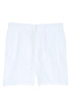 Men's Vilebrequin Embroidered Linen Blend Shorts