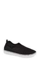 Women's Ilse Jacobsen Tulip 139 Perforated Slip-on Sneaker Us / 36eu - Black