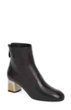 Women's Alexander Mcqueen Cuban Heel Bootie Us / 36eu - Black