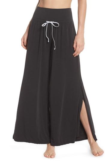 Women's Free People Movement Easy Breezy Wide Leg Cover-up Pants - Black