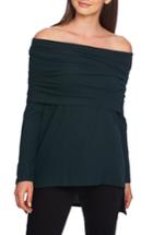 Women's 1.state Convertible Neckline Cozy Tunic, Size - Green