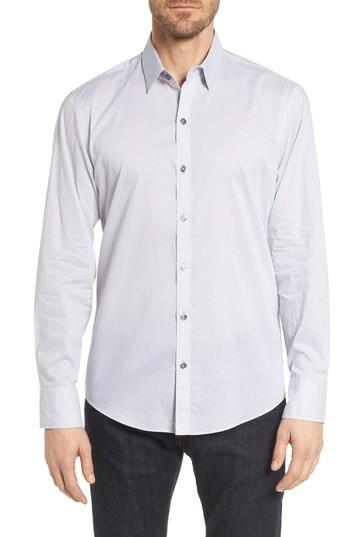 Men's Zachary Prell Watts Arrow Print Sport Shirt - Grey