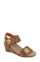 Women's Taos 'carousel 2' Wedge Sandal -5.5us / 36eu - Brown