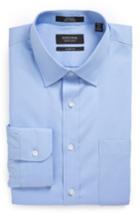 Men's Nordstrom Men's Shop Classic Fit Non-iron Solid Dress Shirt .5 - 35 - Blue