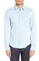 Men's Boss Reid Slim Fit Solid Sport Shirt - Blue