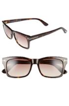 Women's Tom Ford Frederick 54mm Sunglasses - Shiny Havana/ Rose Gold