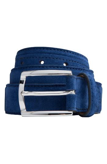 Men's Bugatchi Suede Belt - Hawaii