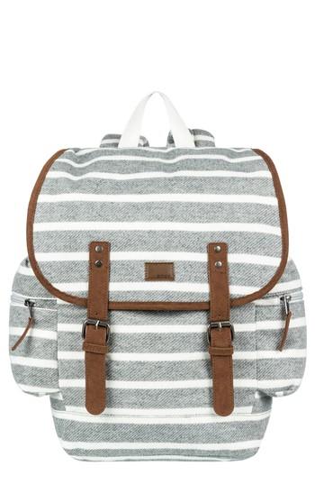Roxy Free For Sun Fleece Backpack - Grey