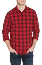 Men's Ag Colton Slim Fit Plaid Sport Shirt, Size - Red