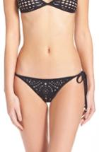Women's Pilyq Laser Cut Side Tie Bikini Bottoms