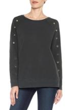Women's Joe's Izzy Grommet Sweatshirt - Black