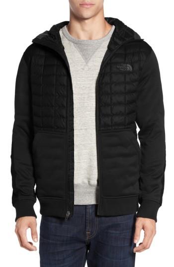 Men's The North Face 'kilowatt' Thermoball Primaloft Hooded Jacket, Size - Black