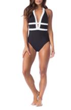 Women's La Blanca Modern One-piece Swimsuit - Black