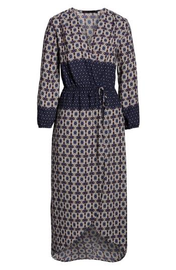 Women's Fraiche By J Ashley Blouson Midi Dress - Blue