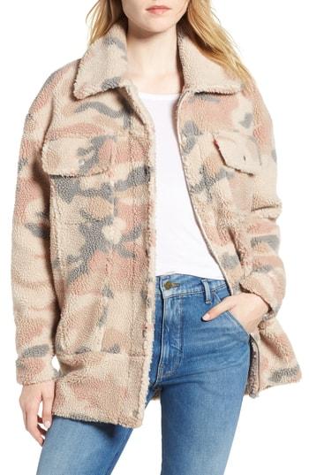 Women's Levi's Oversize Trucker Jacket - Pink