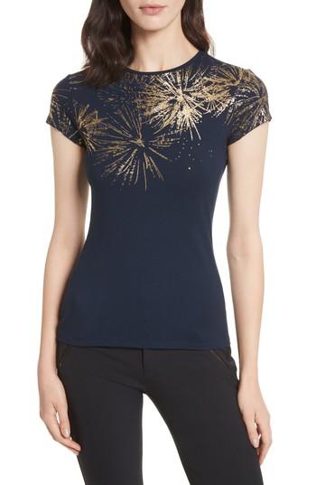 Women's Ted Baker London Amranth Stardust Fitted Tee
