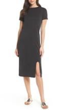 Women's Caara Jersey Midi Dress - Black