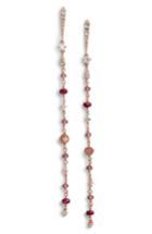 Women's Nadri Crystal & Semiprecious Stone Drop Earrings