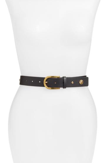 Women's Michael Michael Kors Studded Leather Belt
