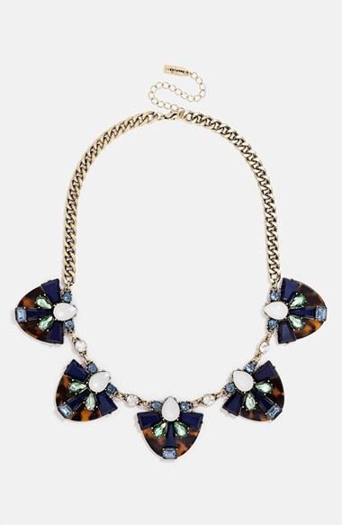 Baublebar Embellished Shield Collar Necklace Tortoise/