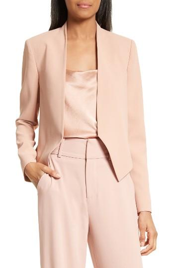 Women's Alice + Olivia Roxanne Collarless Jacket - Pink